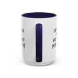 Funny Accent Coffee Mug - "I Try to Contain My Crazy" - Gift for Coffee Lovers