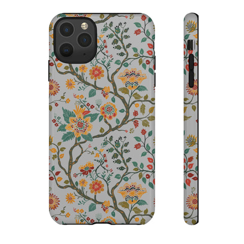 Indian Traditional Ornament Floral Design Tough Phone Case