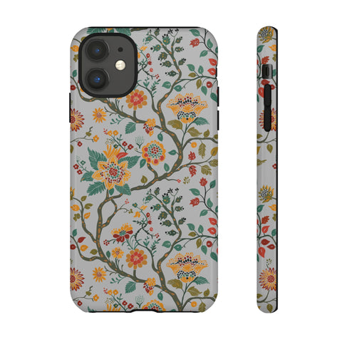 Indian Traditional Ornament Floral Design Tough Phone Case