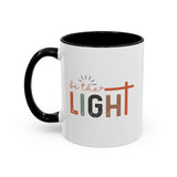 Matthew 5:14-16 "Be The Light" Accent Coffee Mug - Inspirational 11/15oz