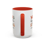 Inspirational Coffee Mug - Romans 5:2-3 Walking by Faith, Standing in Grace