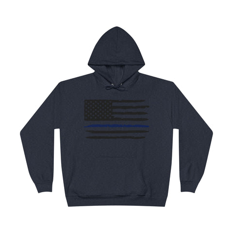 Hoodie Sweatshirt - Thin Blue Line - I Back The Blue