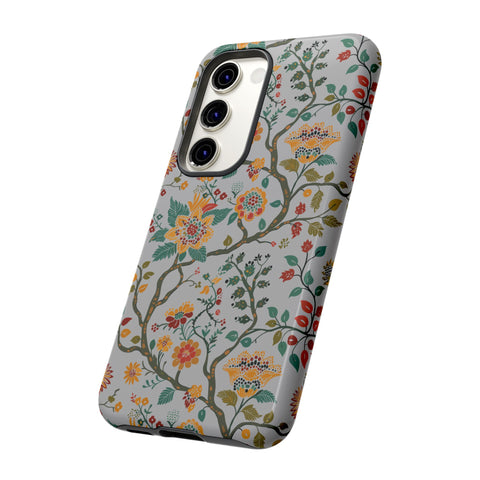 Indian Traditional Ornament Floral Design Tough Phone Case