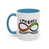 Embrace Neurodiversity Accent Coffee Mug - Colorful Design for Awareness