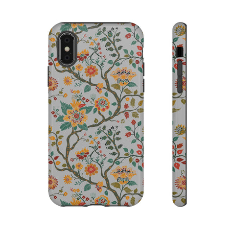 Indian Traditional Ornament Floral Design Tough Phone Case