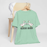 Funny Geese Fist Bumping Unisex Short Sleeve Tee