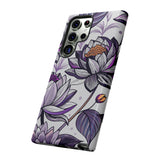 Purple Lotus Tough Case for Most Phones - Stylish & Durable