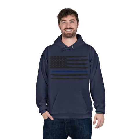 Hoodie Sweatshirt - Thin Blue Line - I Back The Blue