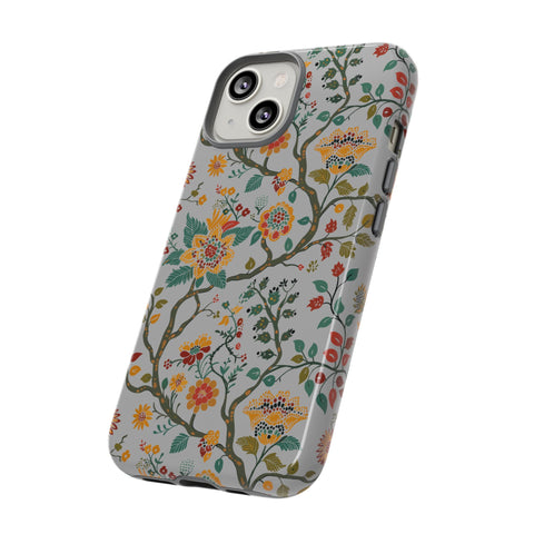 Indian Traditional Ornament Floral Design Tough Phone Case