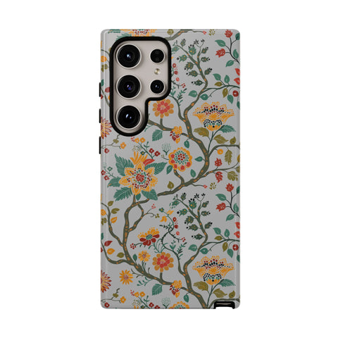 Indian Traditional Ornament Floral Design Tough Phone Case