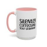 Mug Silently Correcting Your Grammar