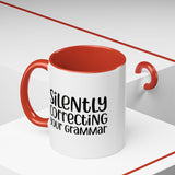 Mug Silently Correcting Your Grammar