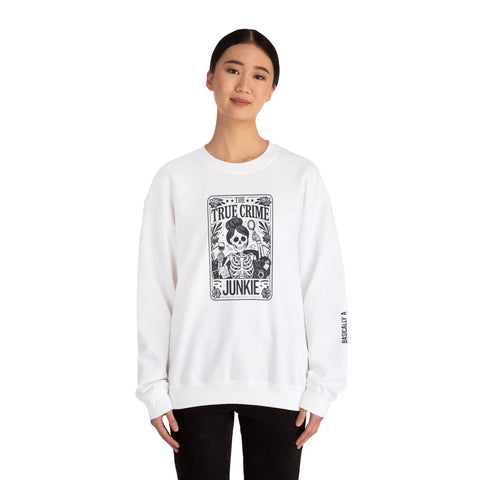 True Crime Junkie Tarot Card Sweatshirt