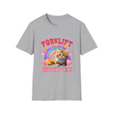 Cute Cat Forklift Certified Unisex Softstyle T-Shirt