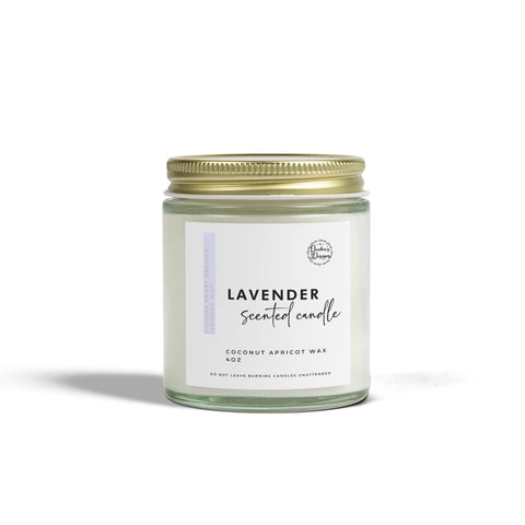 Lavender Scented Candles | Coconut Apricot Wax (4oz, 9oz)