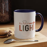 Matthew 5:14-16 "Be The Light" Accent Coffee Mug - Inspirational 11/15oz