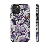 Purple Lotus Tough Case for Most Phones - Stylish & Durable