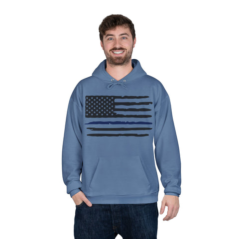 Hoodie Sweatshirt - Thin Blue Line - I Back The Blue