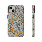 Indian Traditional Ornament Floral Design Tough Phone Case