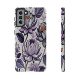 Purple Lotus Tough Case for Most Phones - Stylish & Durable