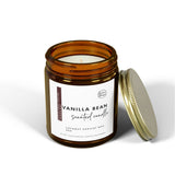 Vanilla Bean Scented Candles | Coconut Apricot Wax (4oz, 9oz)