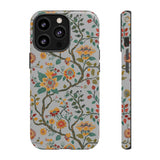 Indian Traditional Ornament Floral Design Tough Phone Case