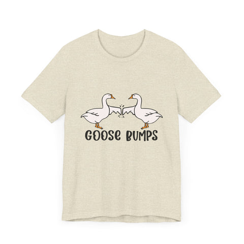 Funny Geese Fist Bumping Unisex Short Sleeve Tee