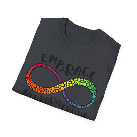 Embrace Neurodiversity Unisex T-Shirt - Celebrate Inclusivity & Awareness