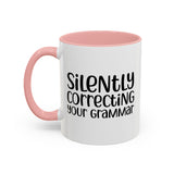 Mug Silently Correcting Your Grammar