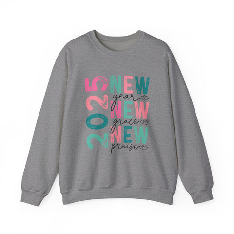 Christian Unisex Crewneck Sweatshirt - New Year, New Grace, New Praise