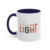 Matthew 5:14-16 "Be The Light" Accent Coffee Mug - Inspirational 11/15oz