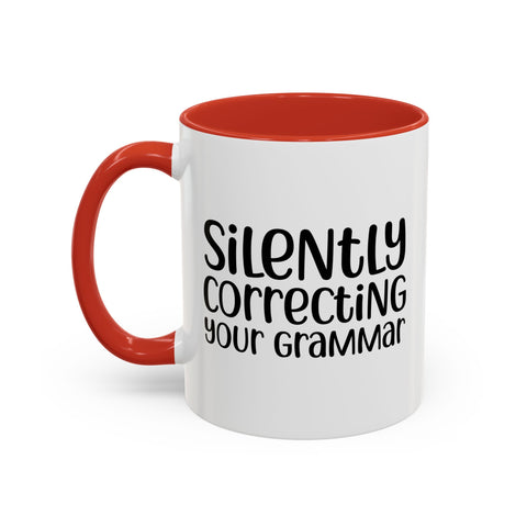 Mug Silently Correcting Your Grammar