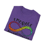 Embrace Neurodiversity Unisex T-Shirt - Celebrate Inclusivity & Awareness