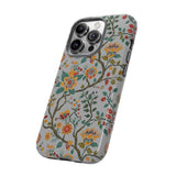 Indian Traditional Ornament Floral Design Tough Phone Case