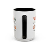 Inspirational Coffee Mug - Romans 5:2-3 Walking by Faith, Standing in Grace