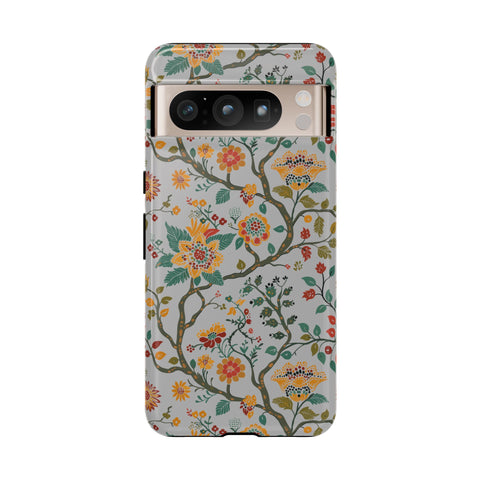 Indian Traditional Ornament Floral Design Tough Phone Case