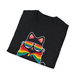 Ally Cat T-Shirt - support PRIDE