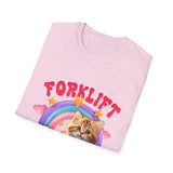 Cute Cat Forklift Certified Unisex Softstyle T-Shirt