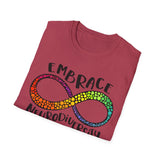 Embrace Neurodiversity Unisex T-Shirt - Celebrate Inclusivity & Awareness