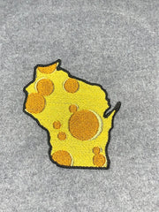 Cheesy Wisconsin - Embroidered Patch